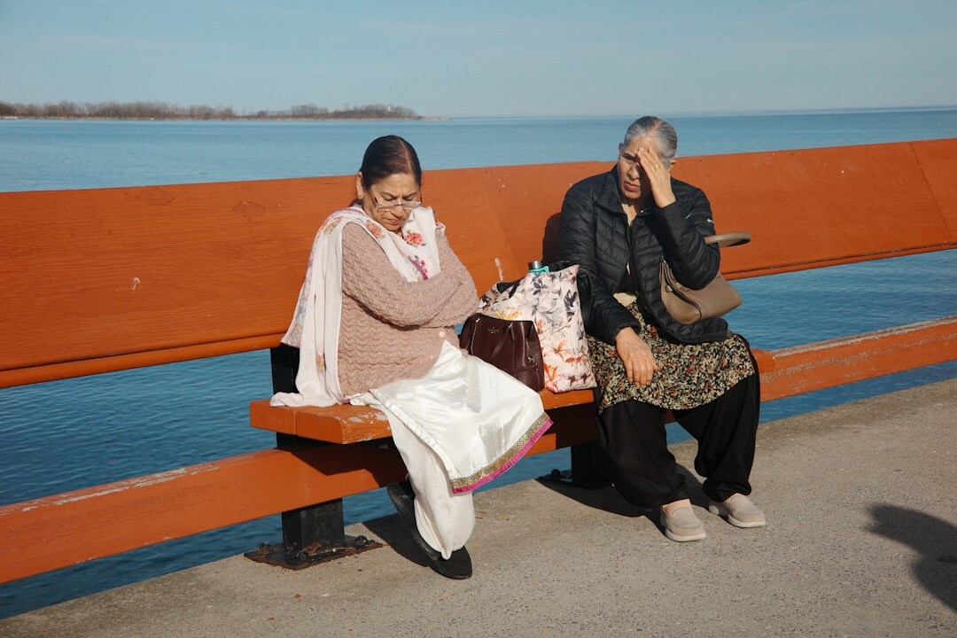 woman reflecting alone